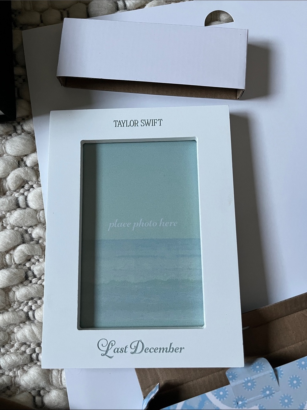 Taylor Swift 1989 White Photo Frame 'Last December'